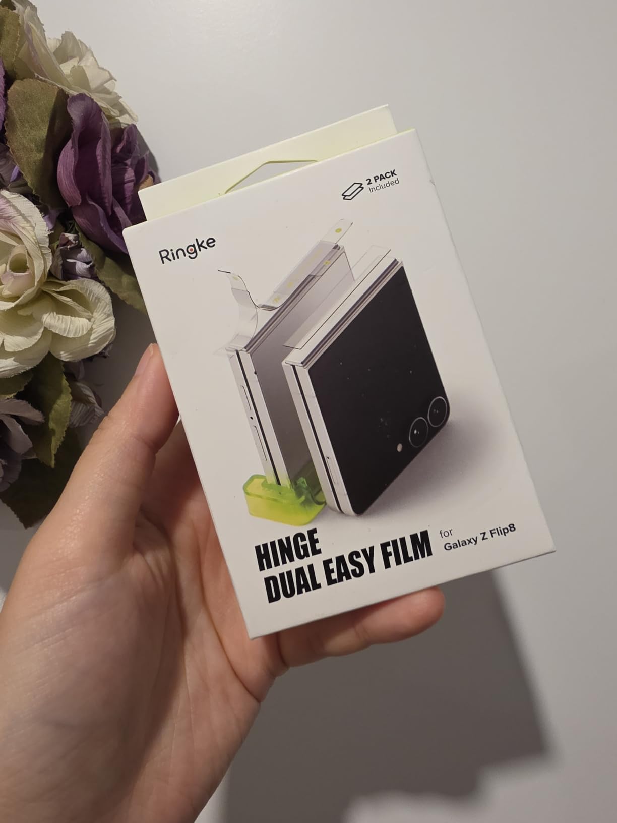 Ringke Hinge Dual Easy Film Pellicola Z Flip 8 Cerniera EPU