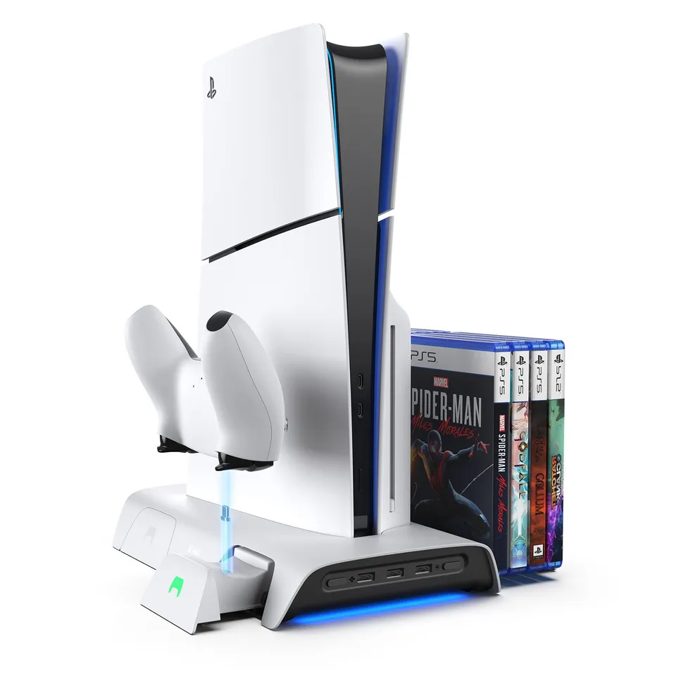 KIWI Design D3 Stazione PS5 Slim Raffreddamento RGB