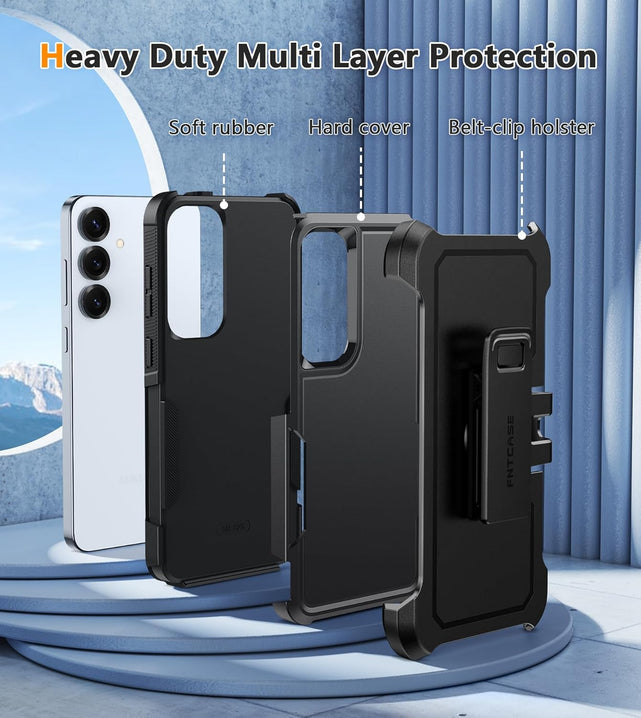 Redpepper Galaxy S25 Plus custodia antiurto verde menta clip