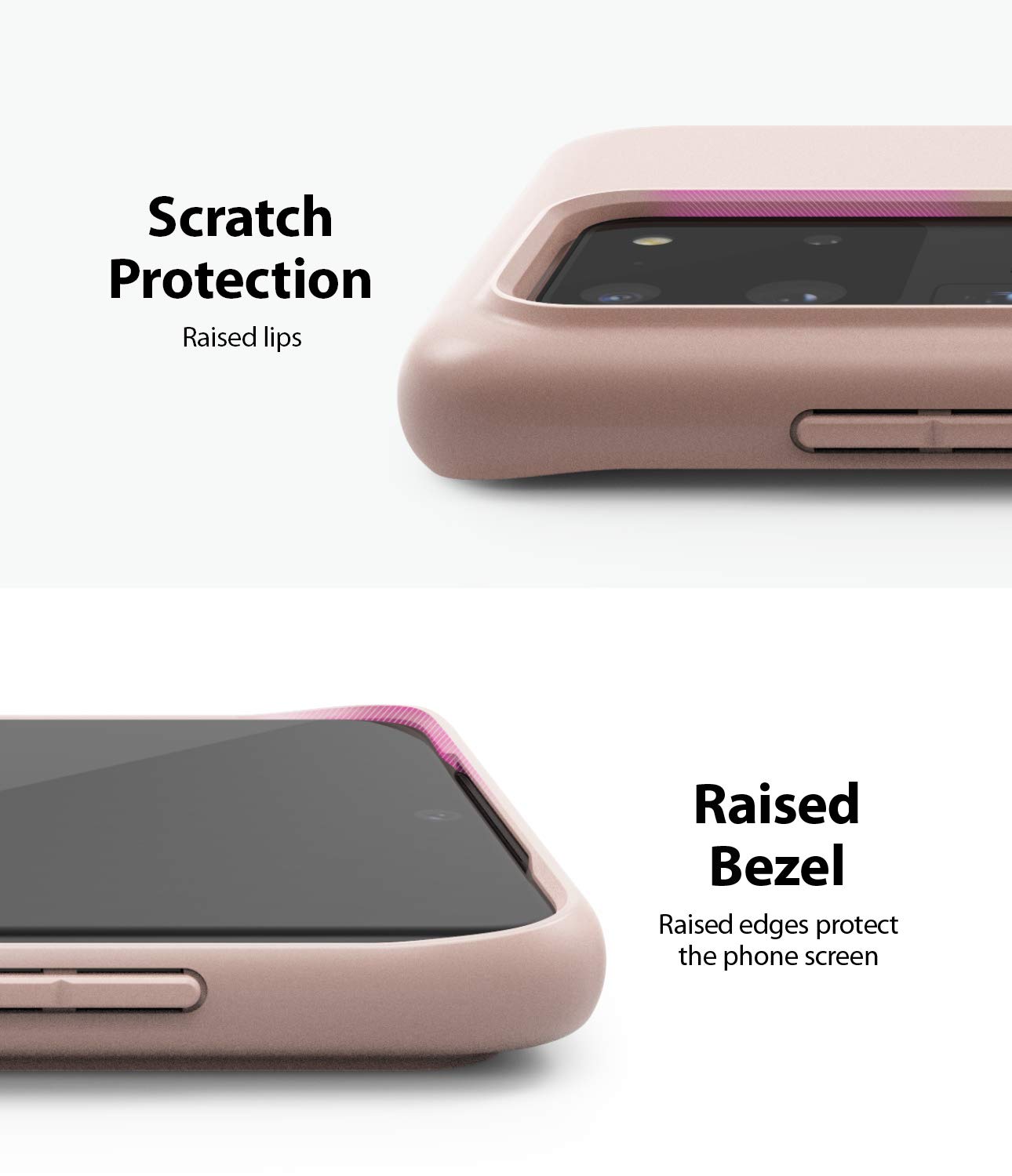 Ringke Air S Galaxy S20 Ultra custodia sottile rosa Pink Sand