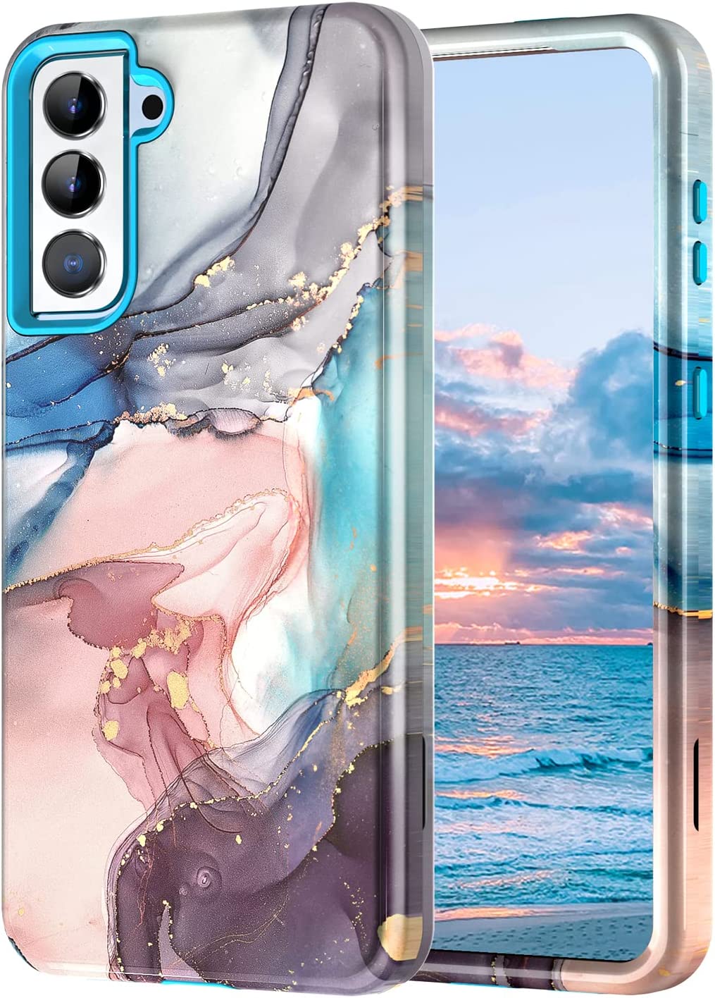 Redpepper Galaxy S22 cover marmo antishock 6,1 pollici 5G