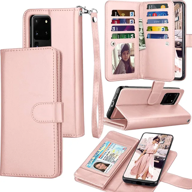Redpepper Galaxy S20 Ultra cover portafoglio pelle carte