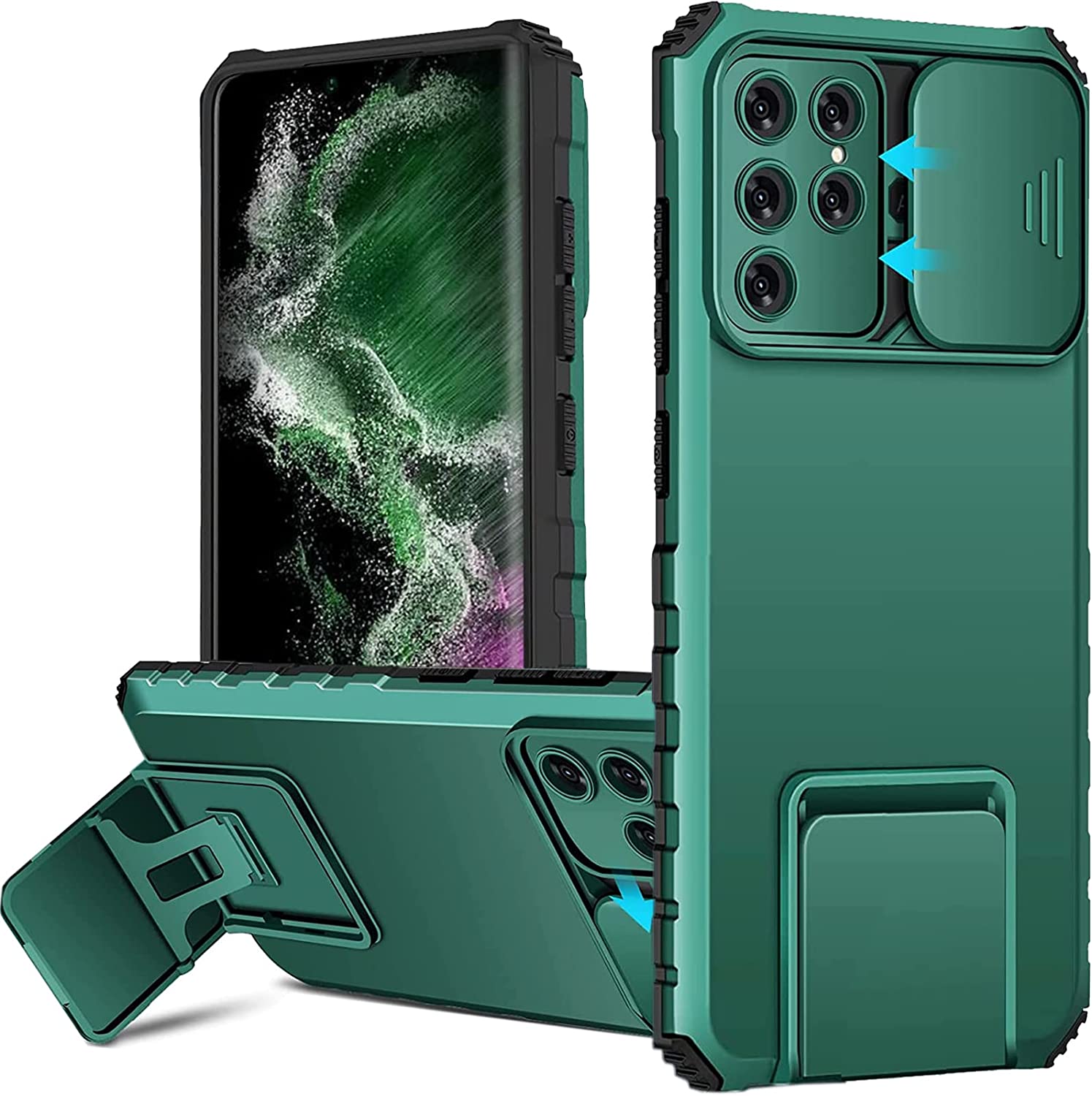 Redpepper Galaxy S23 Ultra cover camera stand antiurto
