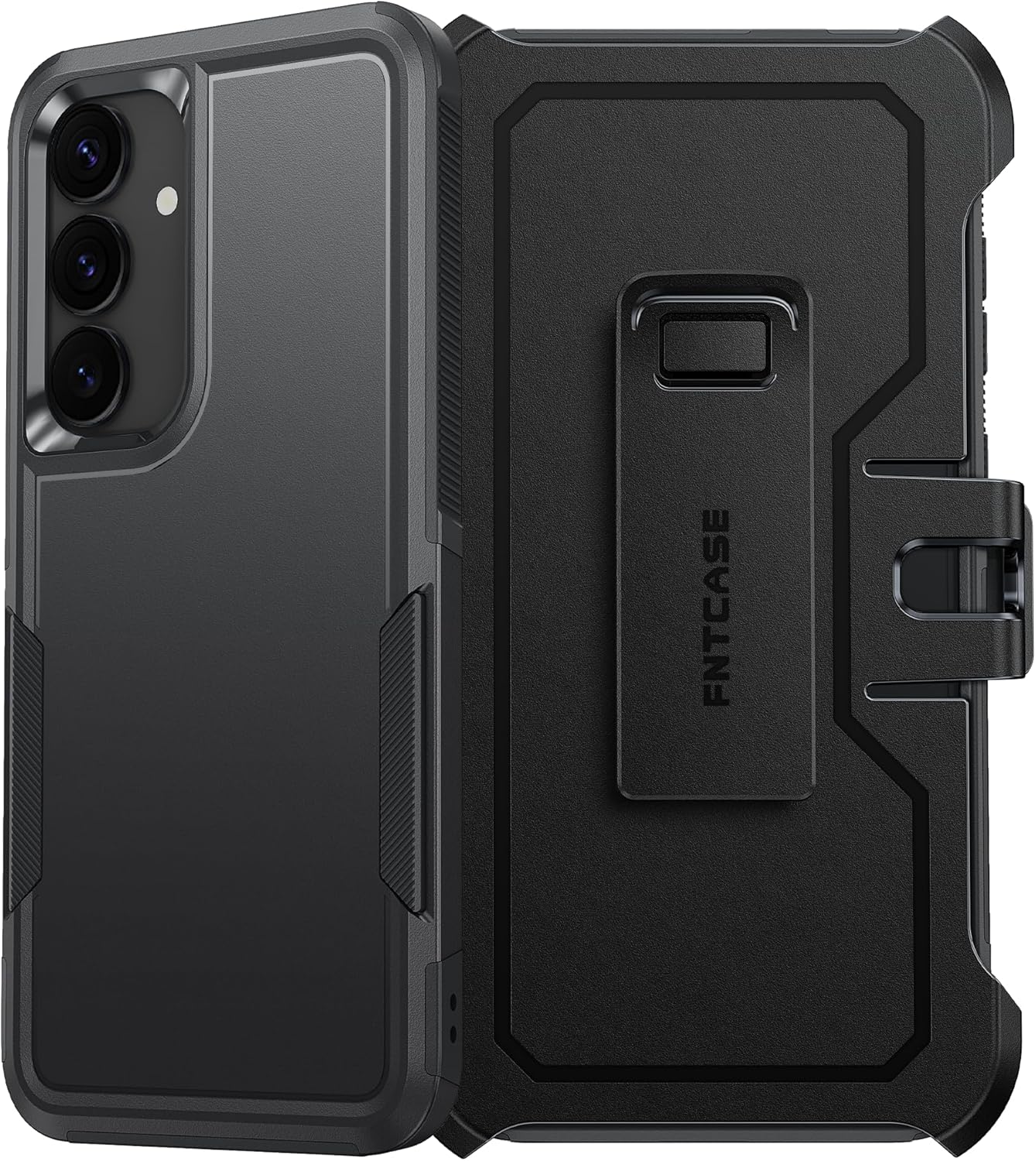 Redpepper Galaxy S24 S25 cover nera con clip cintura