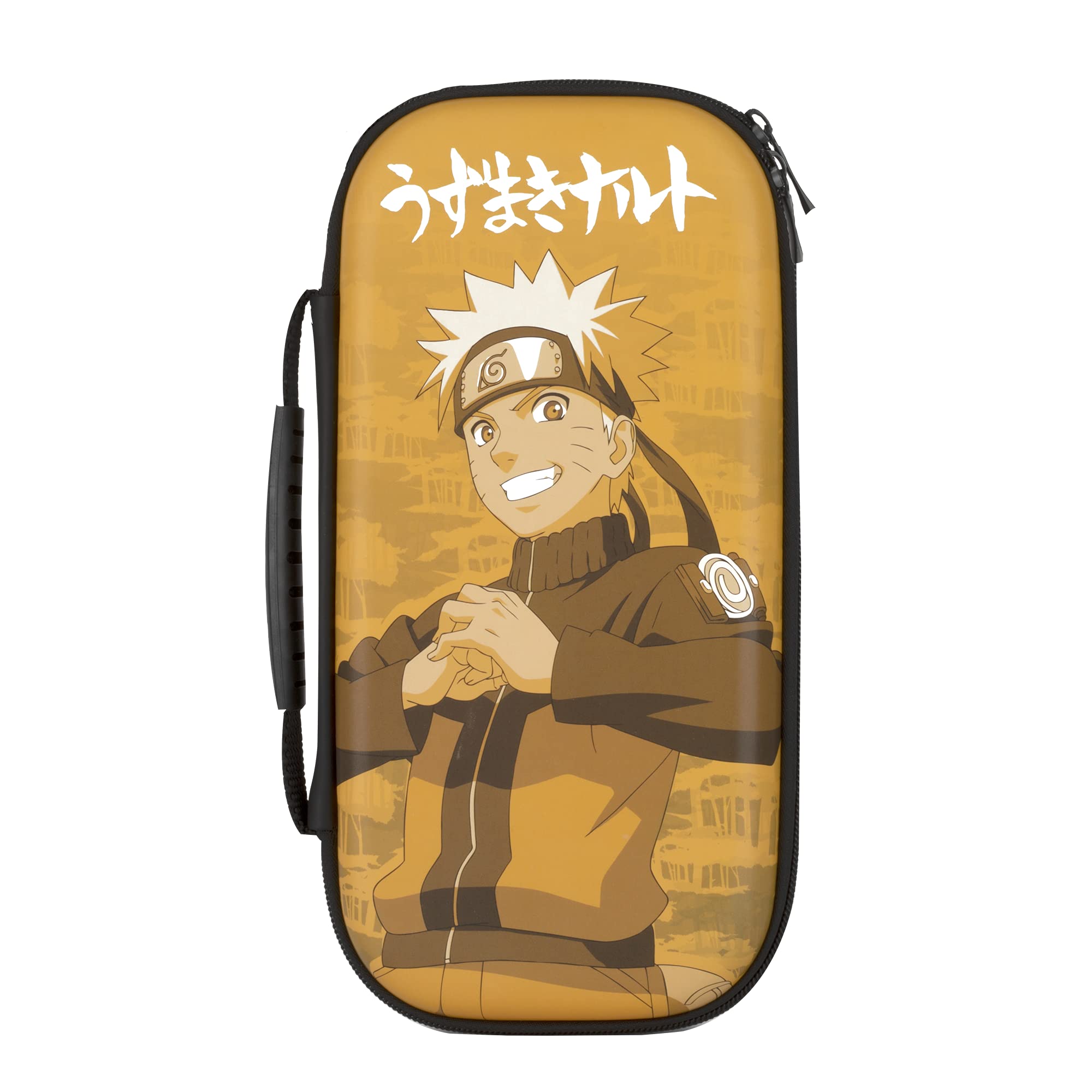 Konix Bags custodia Switch Naruto Giallo 8 giochi 26 cm