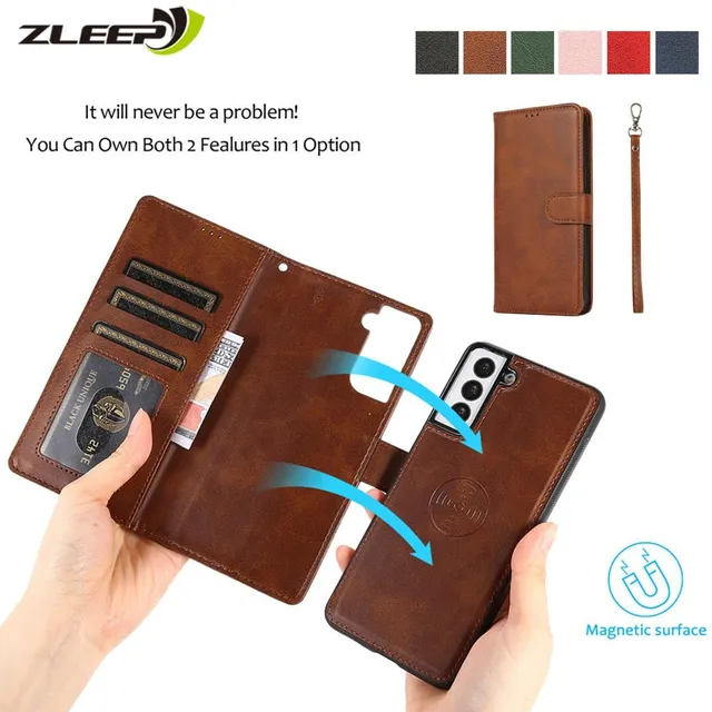 Redpepper Galaxy Note 20 Ultra Cover Pelle Blu Portafoglio
