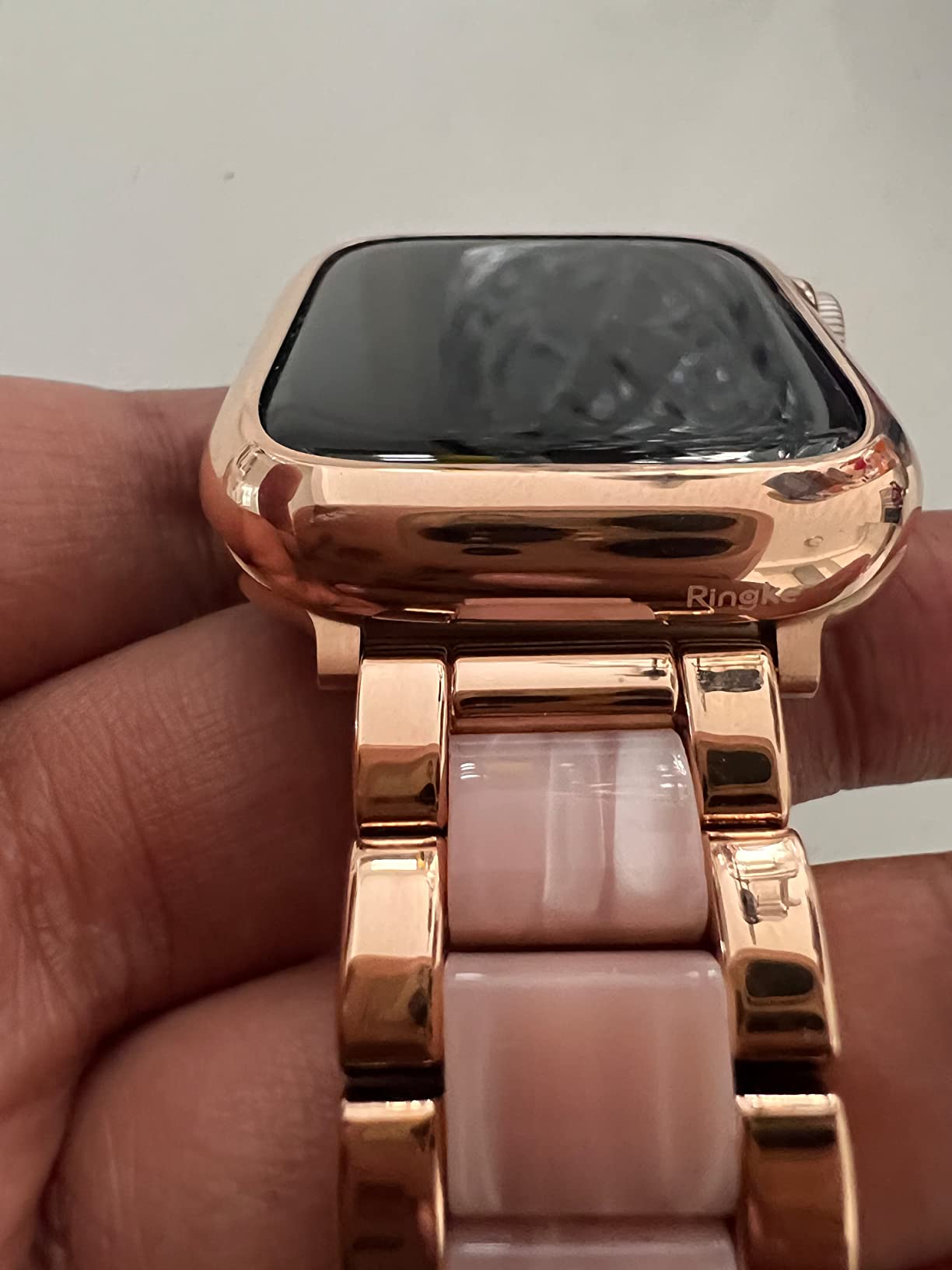 Ringke Bezel Styling 41-03 Ghiera Apple Watch 41mm Nera Acciaio