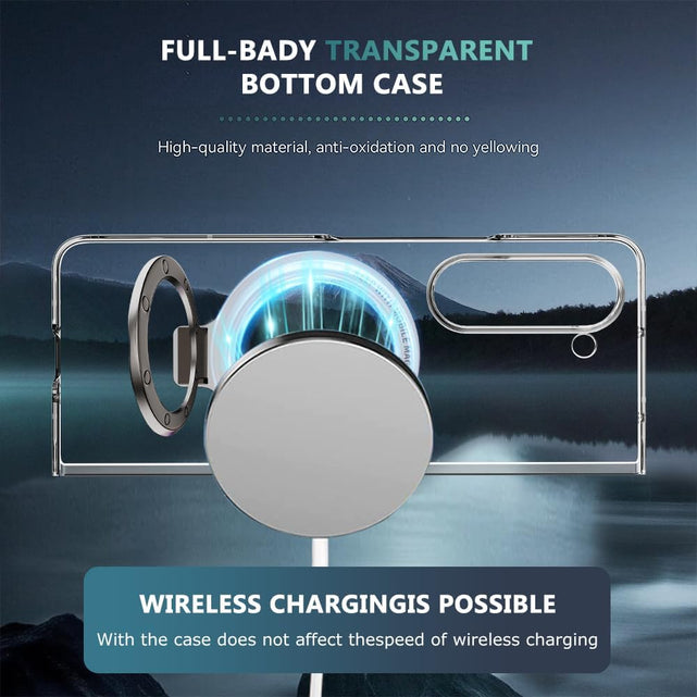 Redpepper Galaxy cover Z Fold 5 trasparente con stand