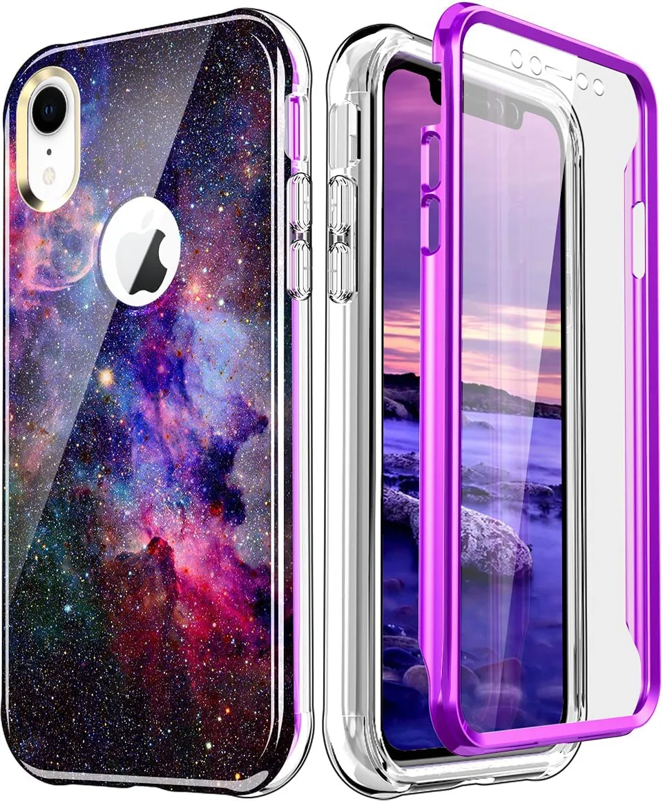 Redpepper Apple Cases iPhone XR Cover Marmo con Pellicola