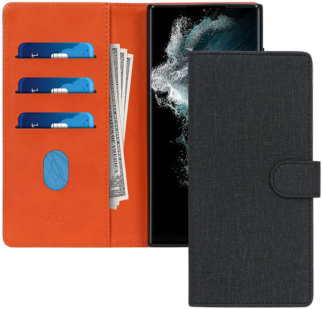 Redpepper Galaxy Cases cover S22 Ultra portafoglio pelle stand
