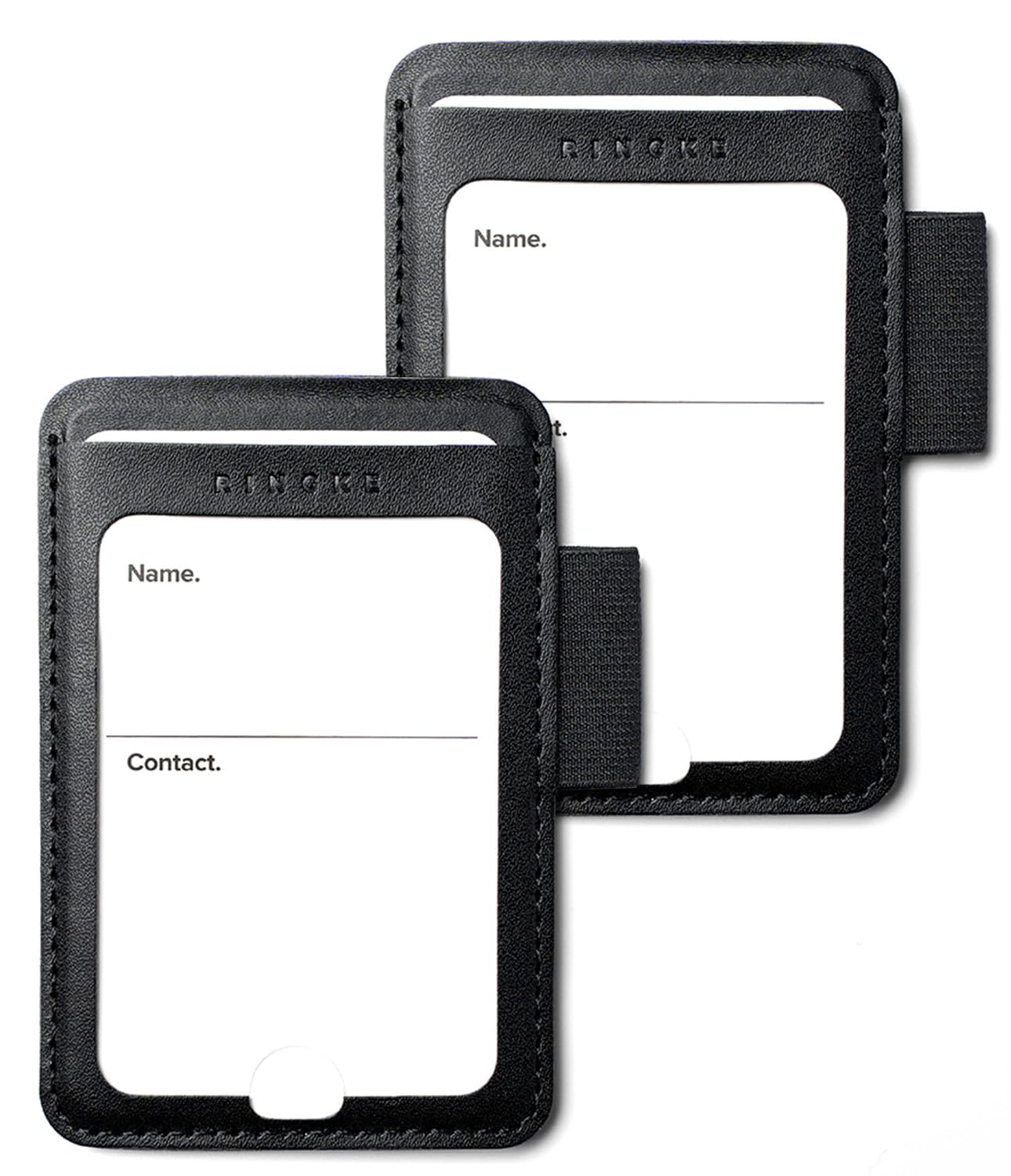 Ringke Pen Accessories Portapenne Adesivo L Ecopelle Black