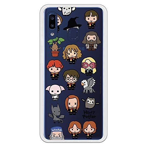 Licenze Ufficiali Custodia Galaxy A20E Harry Potter Icone Silicone
