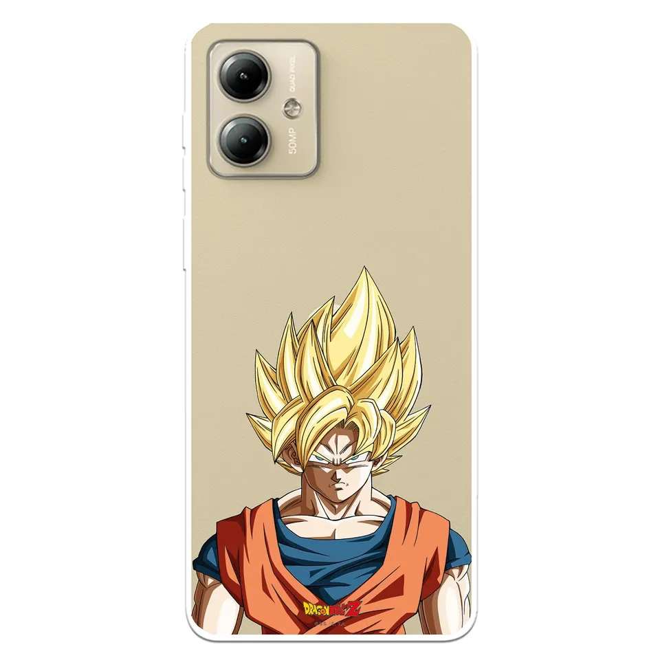 La Casa de las Carcasas Moto G14 custodia Goku Super Saiyan silicone