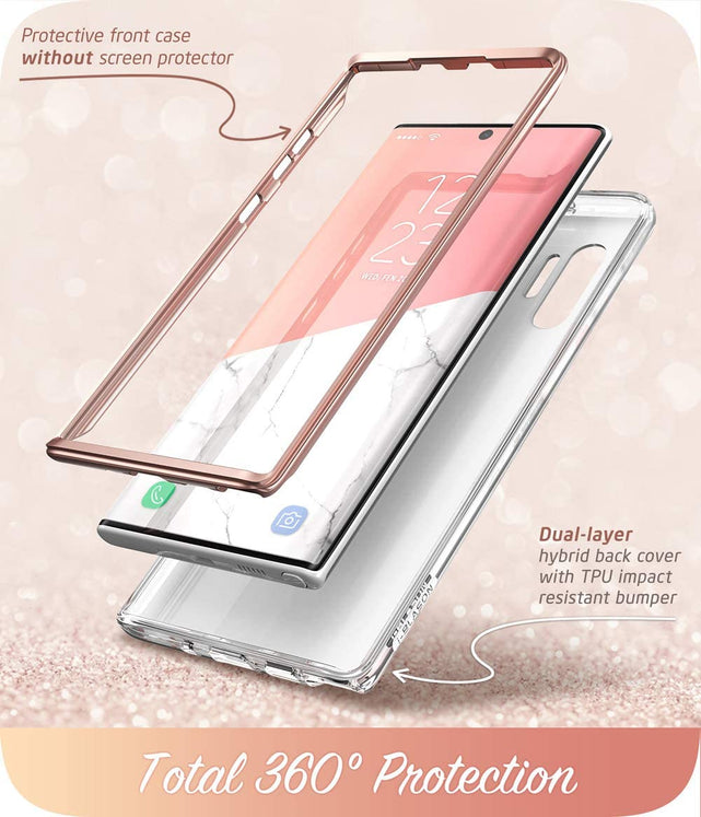 Redpepper Galaxy Note 10 Plus Cover Marmo S-Pen TPU+PC
