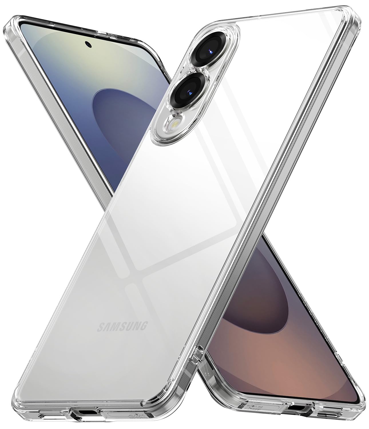 Ringke Fusion Cover Galaxy S25 Edge Trasparente Clear antiurto