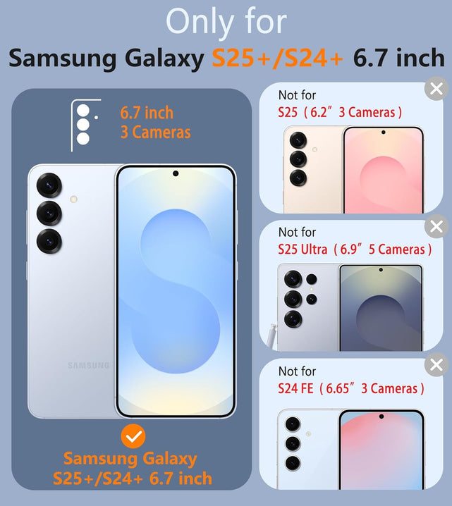Redpepper Galaxy S24 S25 cover nera con clip cintura