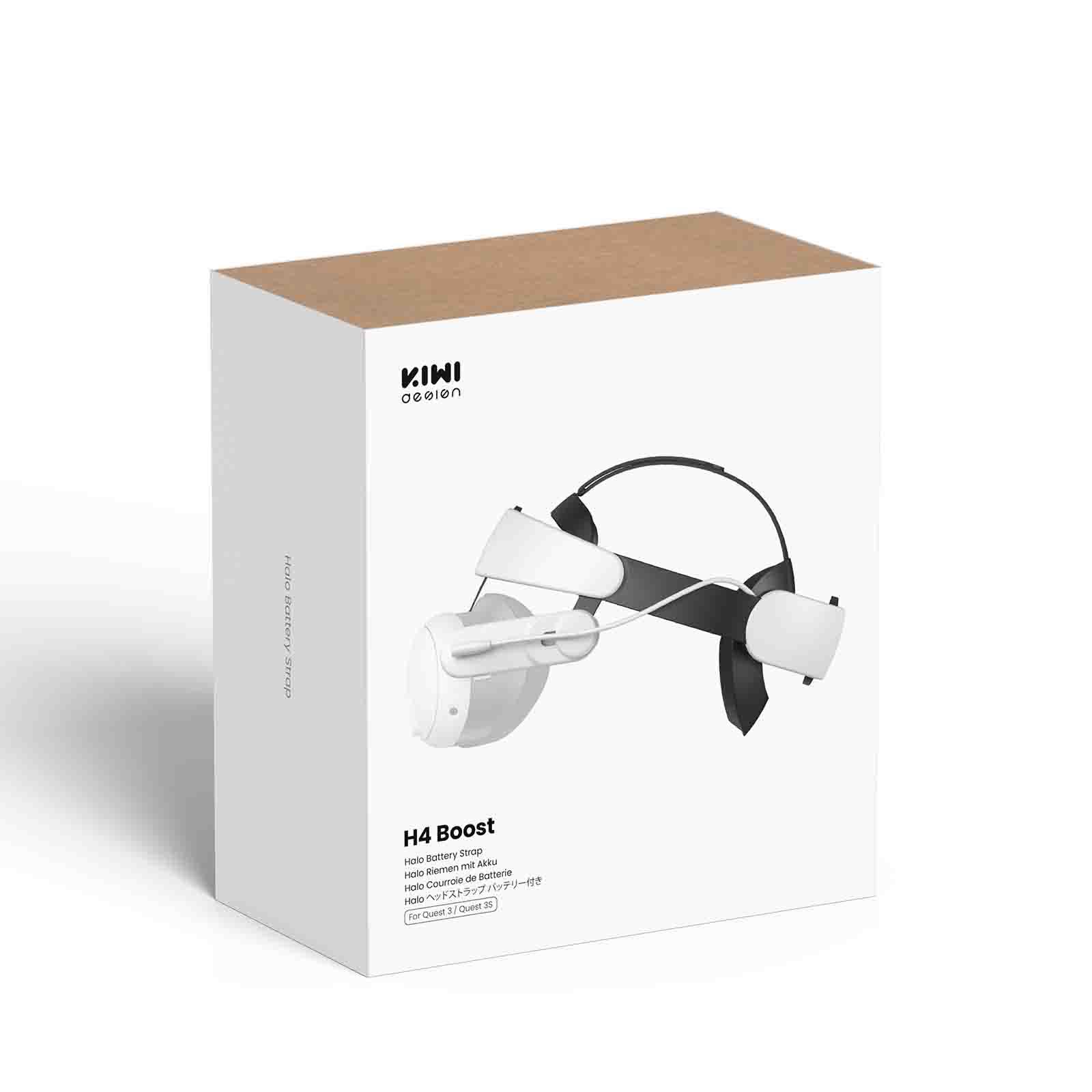 KIWI Design H4 Boost Fascia Halo Quest 3/3S con Batteria
