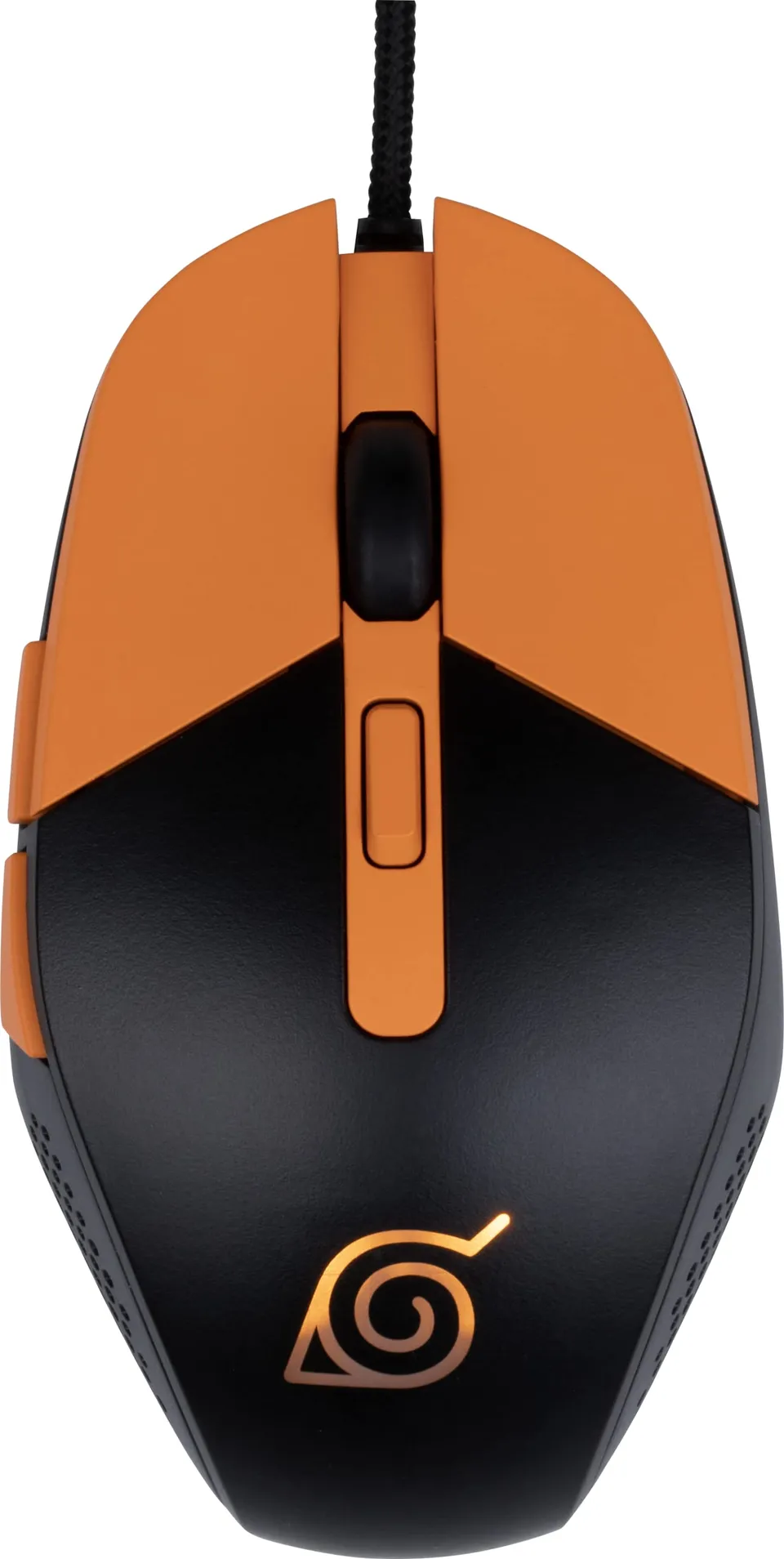Konix Naruto Mouse Gaming Cavo LED 3600 DPI Nero