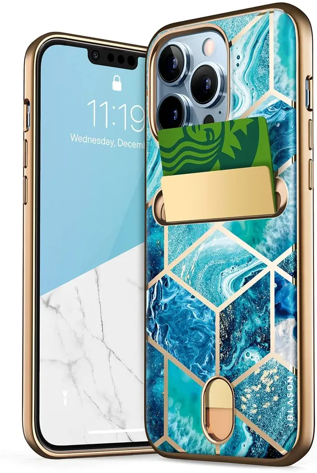 Redpepper iPhone 13 Pro Cover Porta Carte TPU Antiurto 6.1"