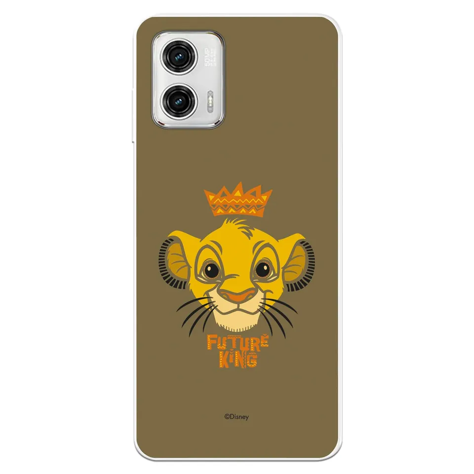 La Casa de las Carcasas Licenze Ufficiali Moto G73 5G custodia Simba Corona