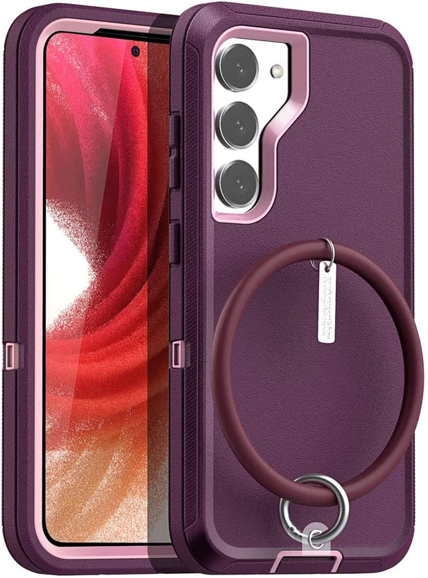 Redpepper Galaxy S23 Plus Cover Portafoglio Pelle Nera