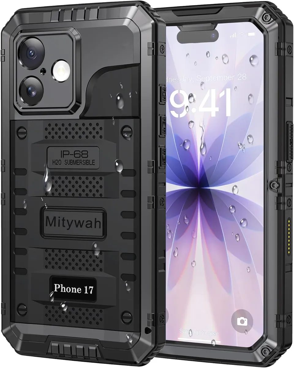 Redpepper iPhone 17 cover corazzata metallo con vetro