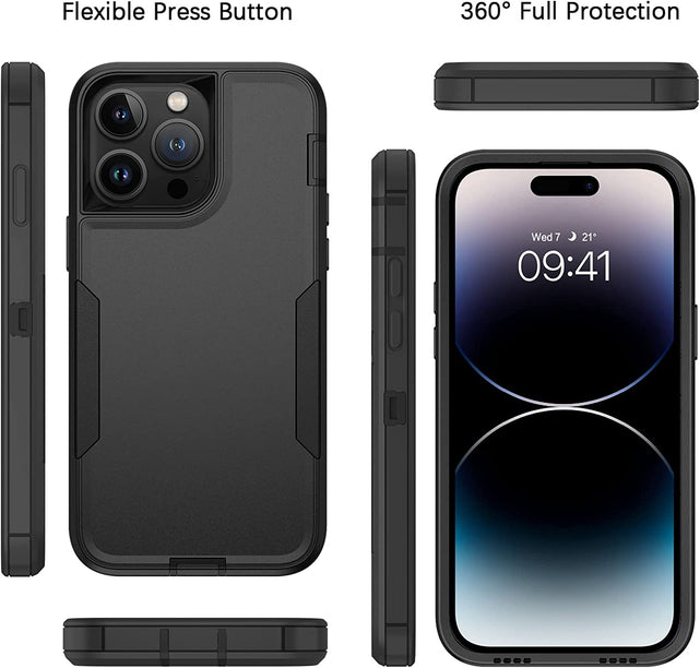 Redpepper iPhone 14 Pro Max Cover 6.7" antiurto 2 in 1