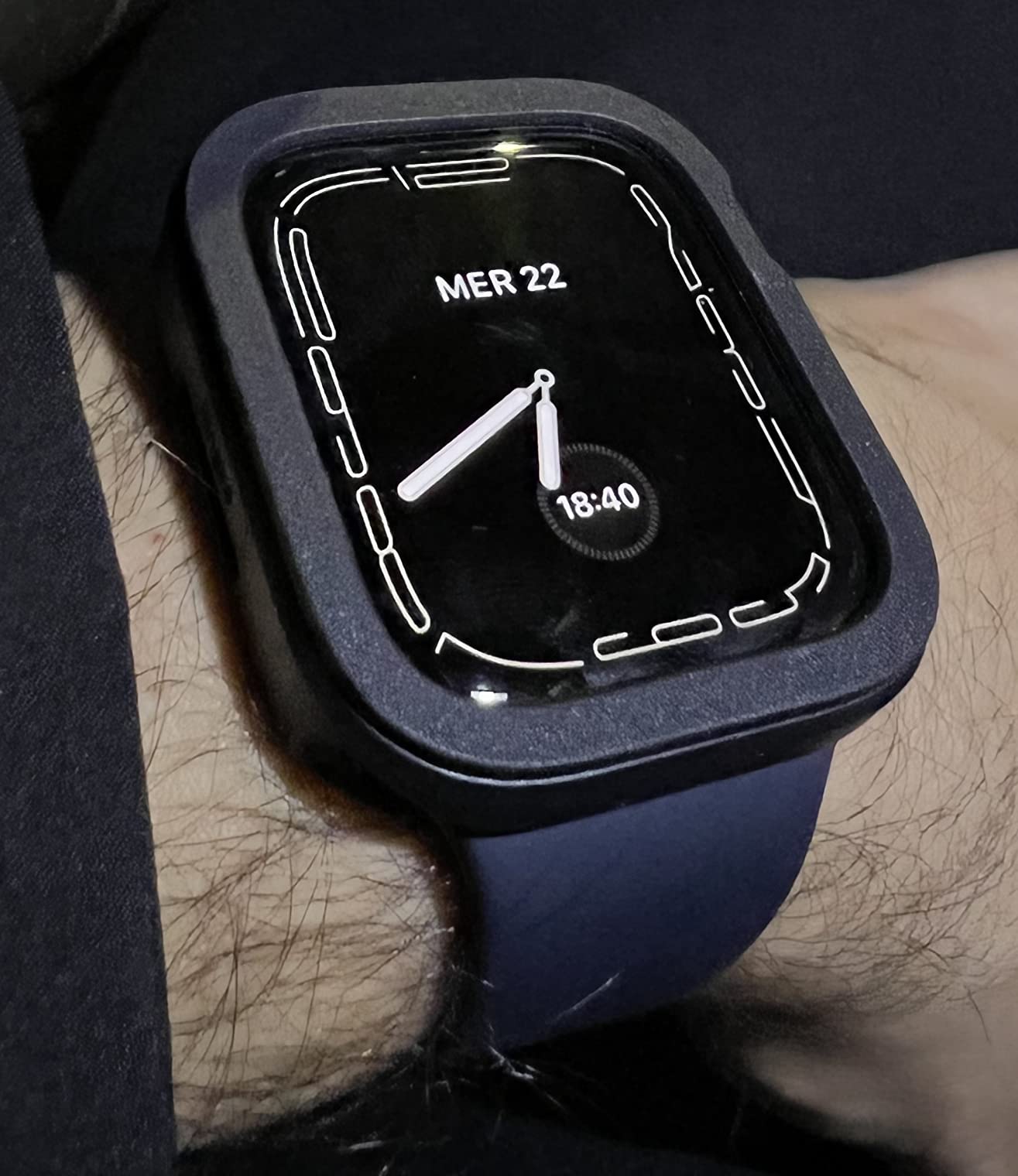 Ringke Air Sports Cover Apple Watch 44/45mm Nero antiurto