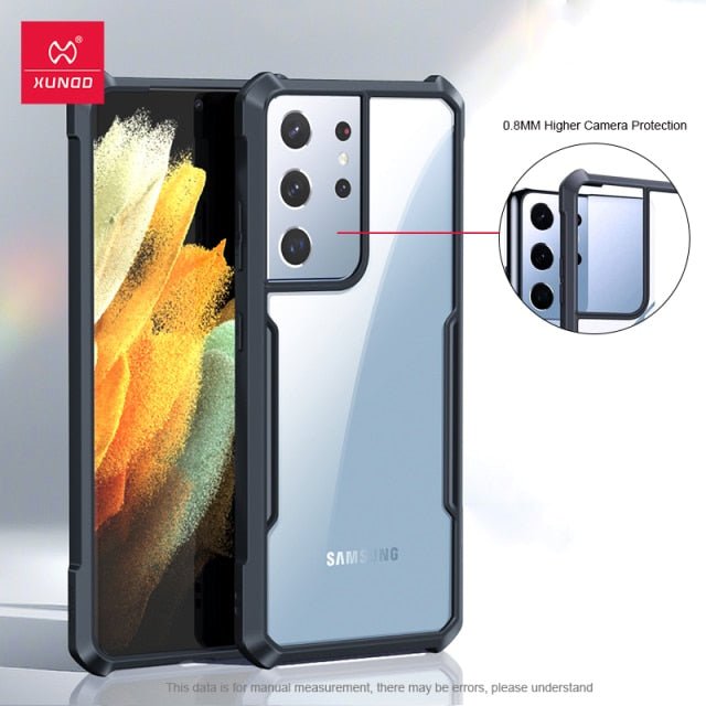 Redpepper Galaxy S21 Ultra Cover Trasparente Airbag Leggera