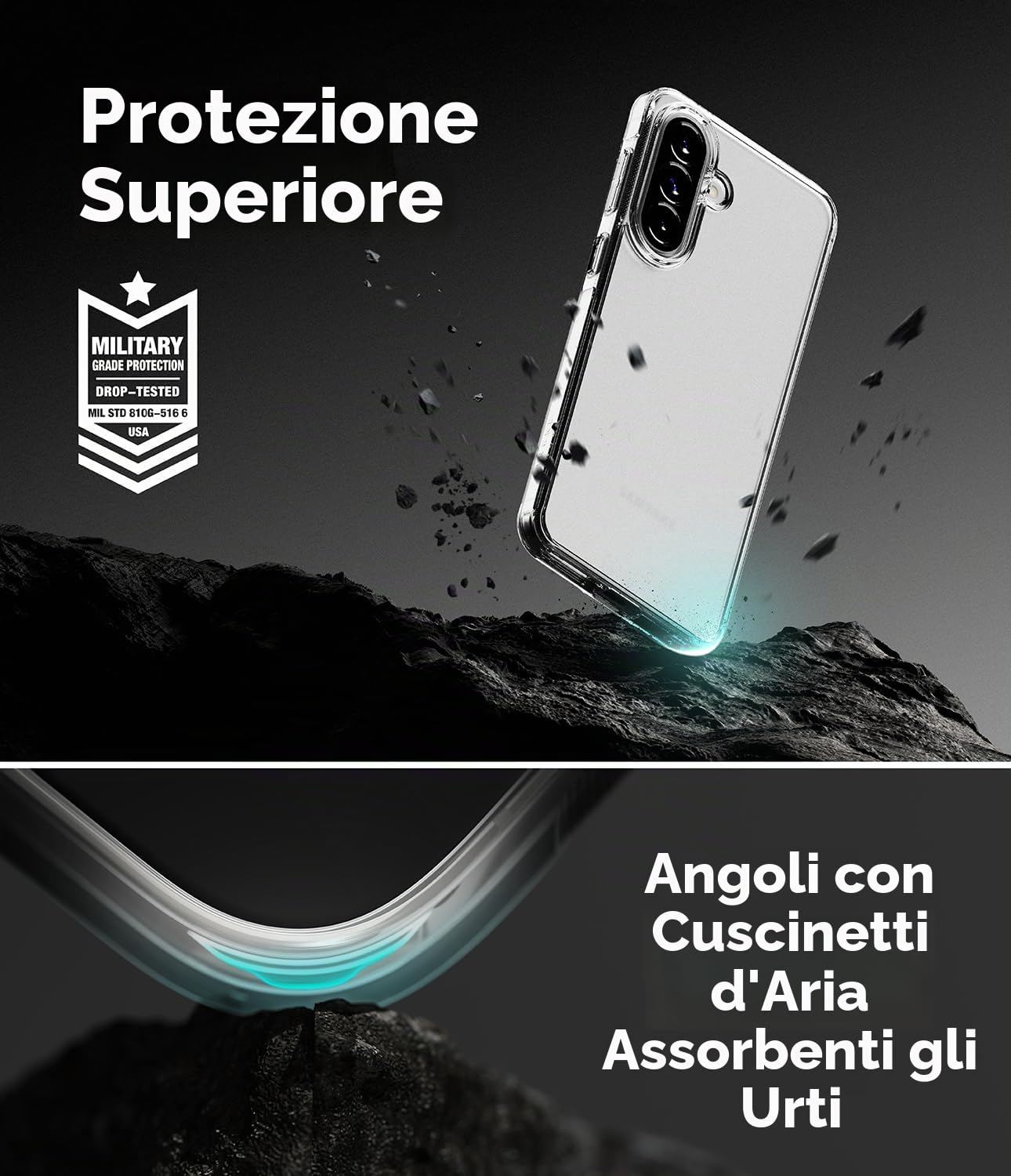Ringke Fusion Cover Samsung Galaxy A57 Matte Clear Anti-impronta