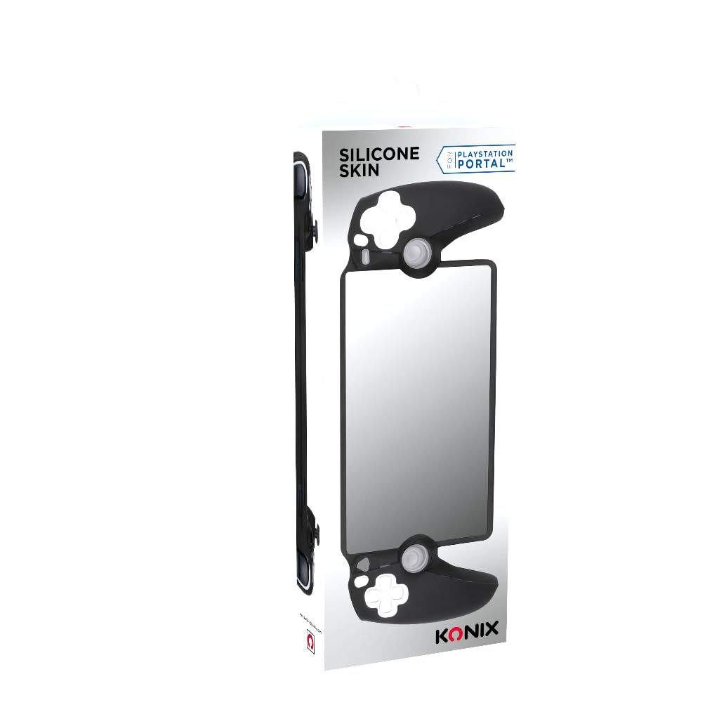 Konix Mythics Custodia PlayStation Portal Silicone Nero Antiurto