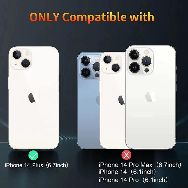 Redpepper Apple Cases iPhone 14 Plus Cover Trasparente Bumper