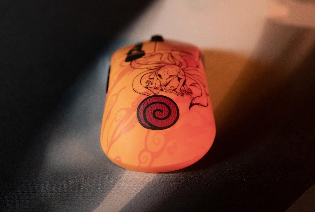 Konix Naruto Mouse Gaming Wireless 26000 DPI Arancione