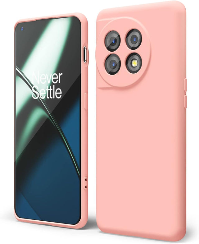 Redpepper OnePlus 11 Cover Silicone Rosa Opaca