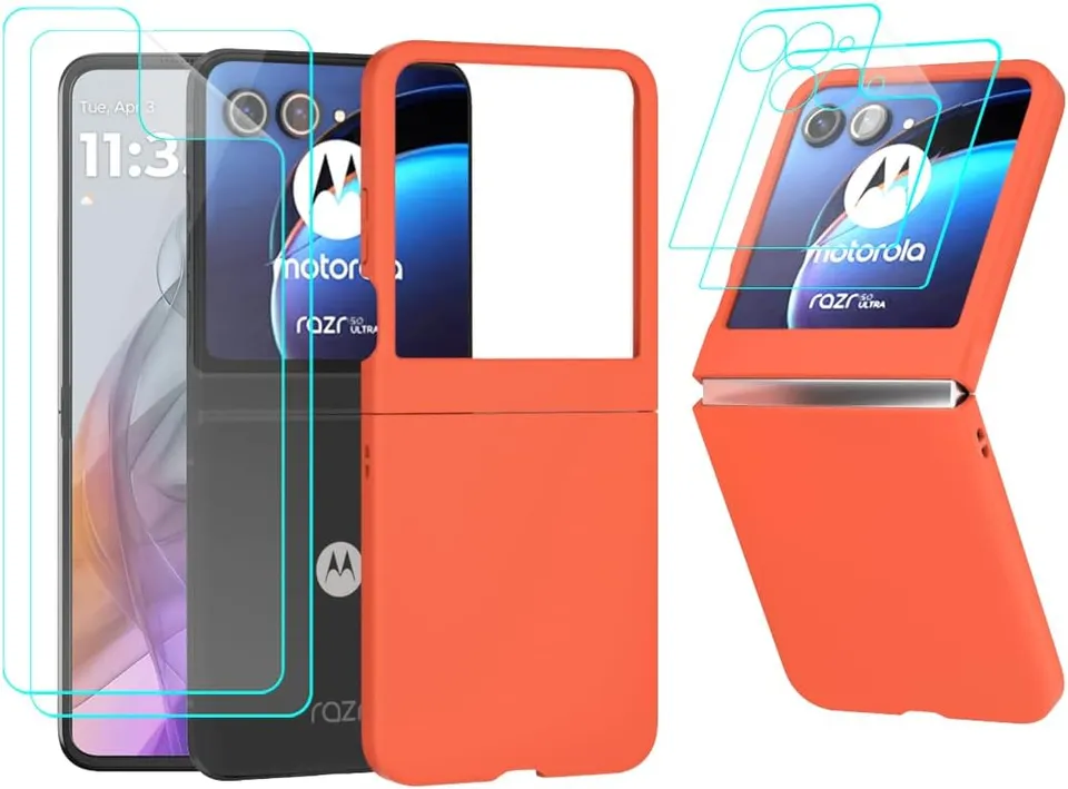 Redpepper Motorola Cases cover Razr+ 2024 arancione