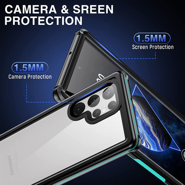 Redpepper Galaxy S22 Ultra cover impermeabile IP68 nera