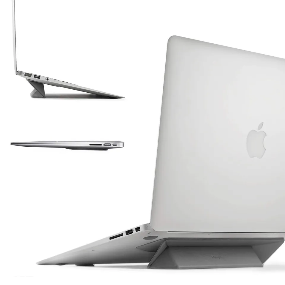 Ringke Stand Supporto Laptop Grigio Adesivo Sottile