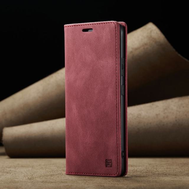 Redpepper S22 Ultra custodia flip pelle nera portafoglio
