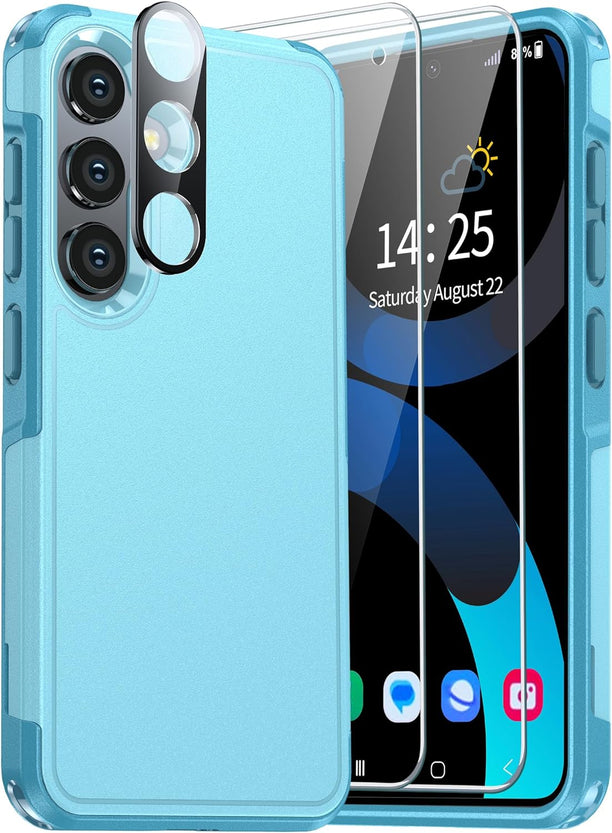 Redpepper Galaxy Cases Samsung S25 Ultra cover nera vetro temperato