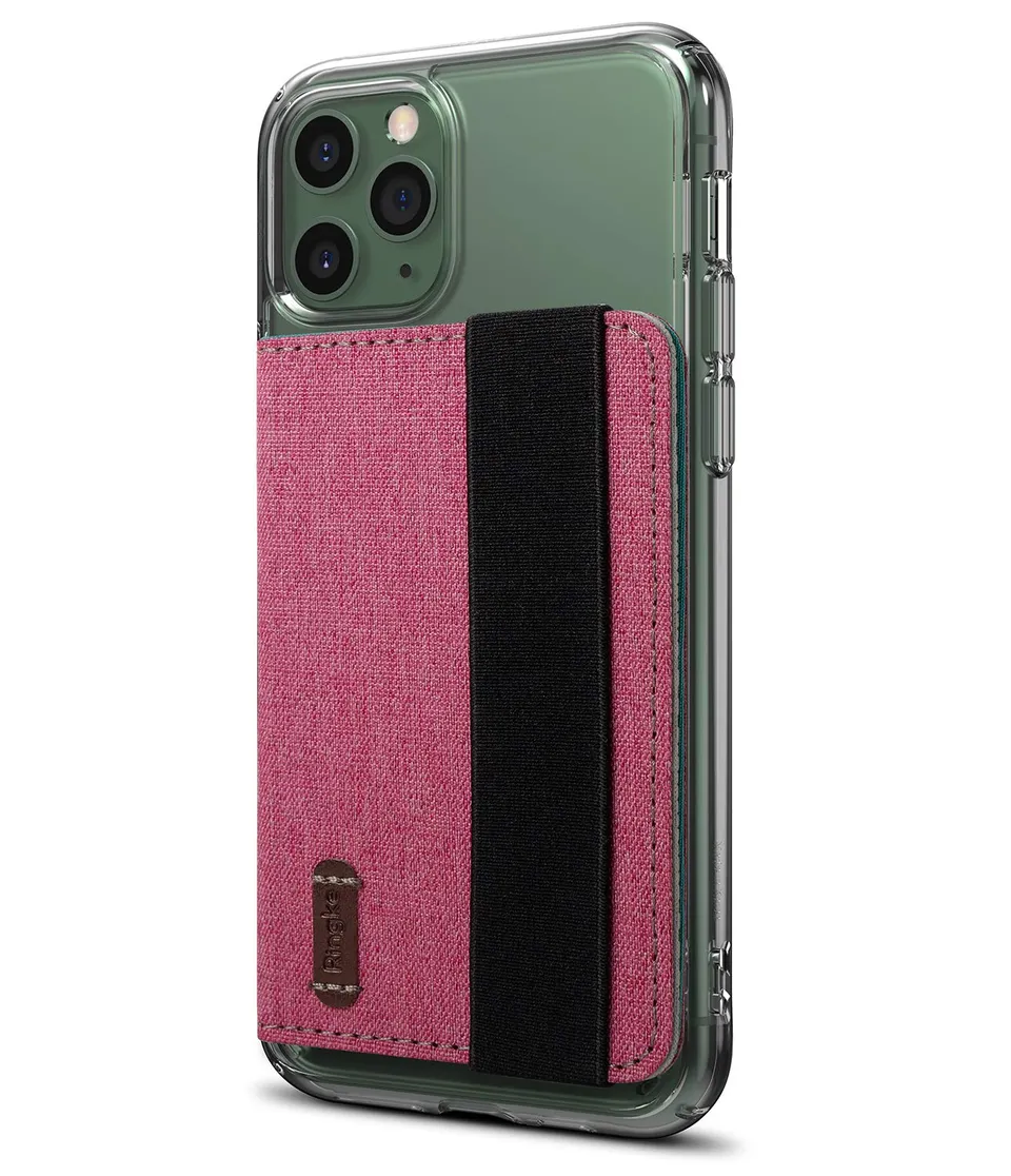 Ringke Card Holder porta carte adesivo per smartphone nero