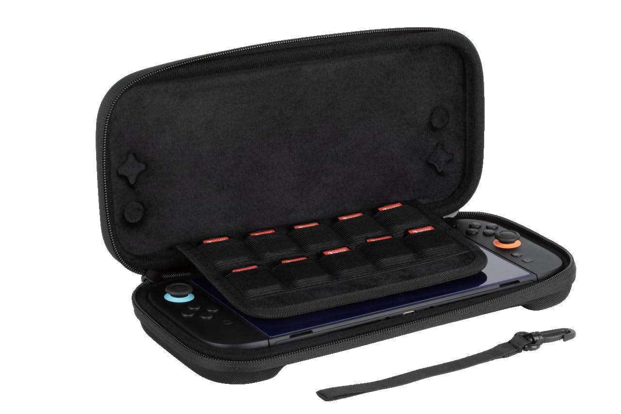 Konix Smart Carry Bag Switch 2 nera 10 giochi