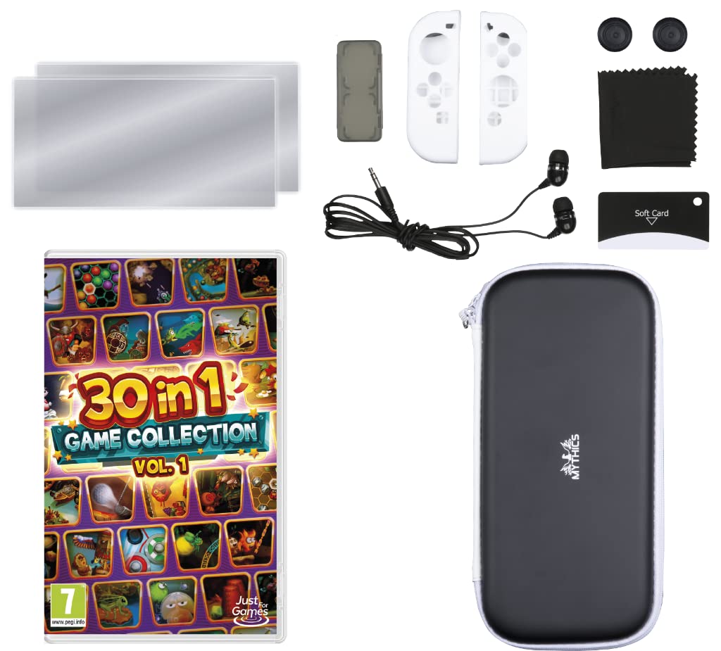 Konix Mythics Starter Pack kit accessori Switch Vol.1 30 giochi