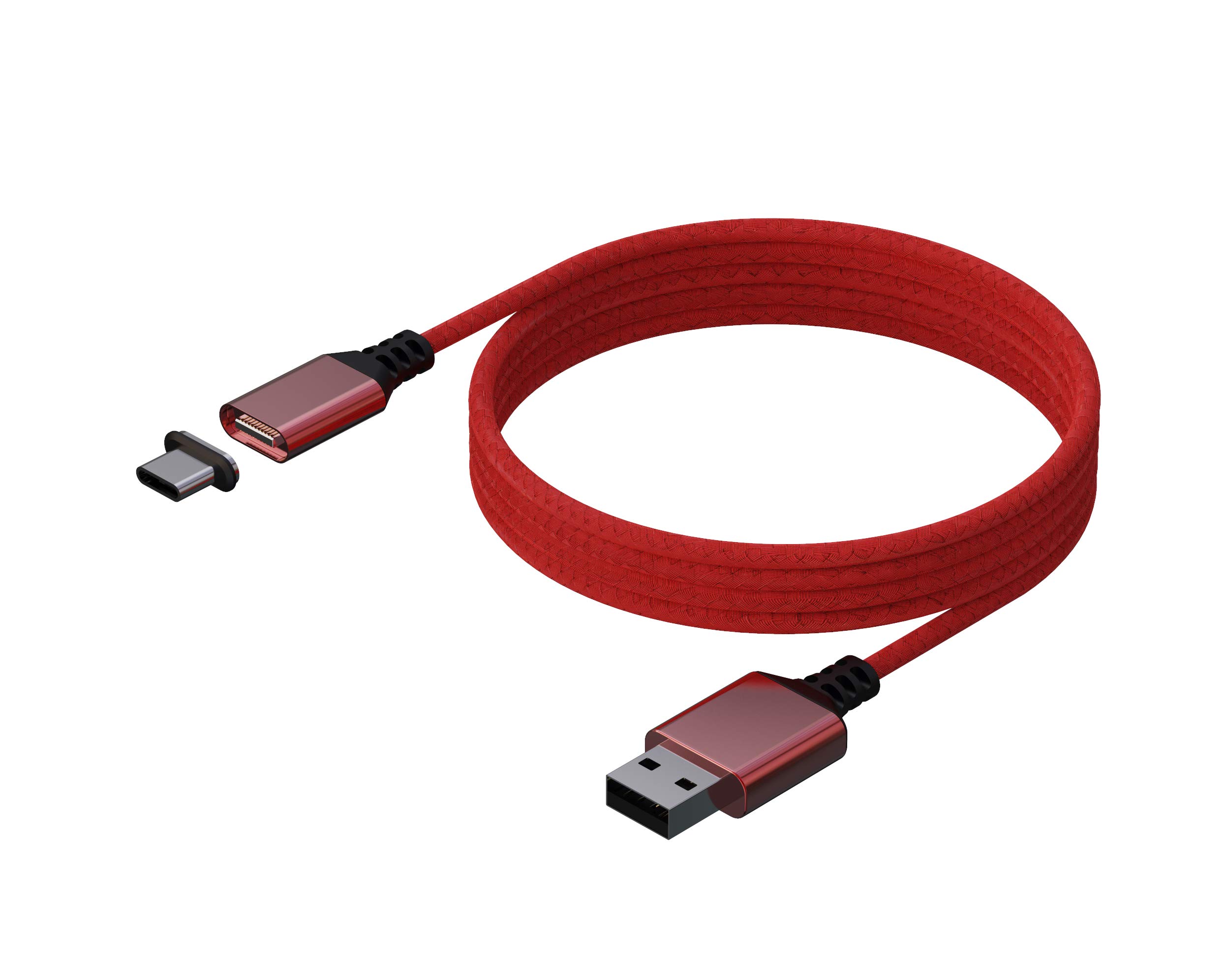 Konix Mythics cavo magnetico USB-C rosso 3 m ricarica Xbox