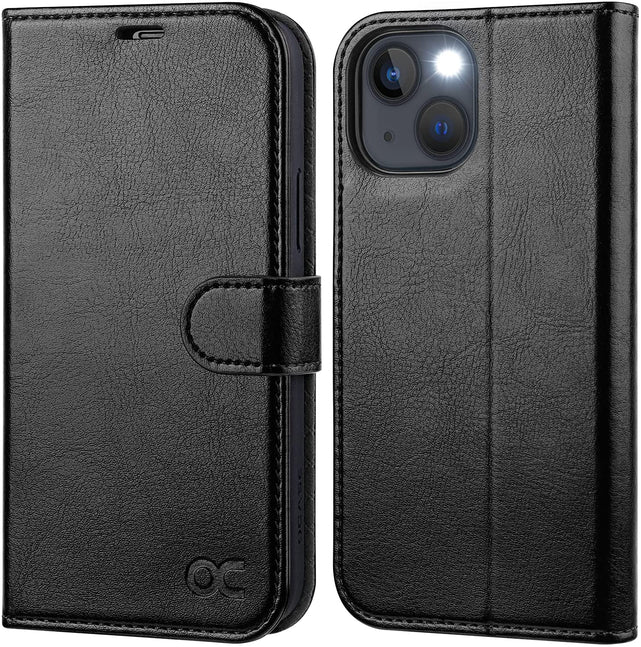 Redpepper iPhone 13 Cover Portafoglio Pelle Carte RFID Stand