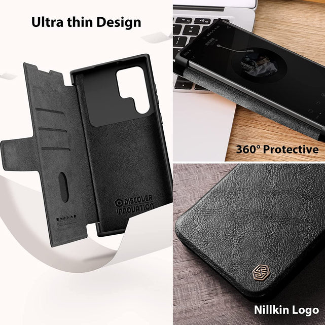 Redpepper Galaxy Cases S23 Ultra Custodia Wallet Pelle