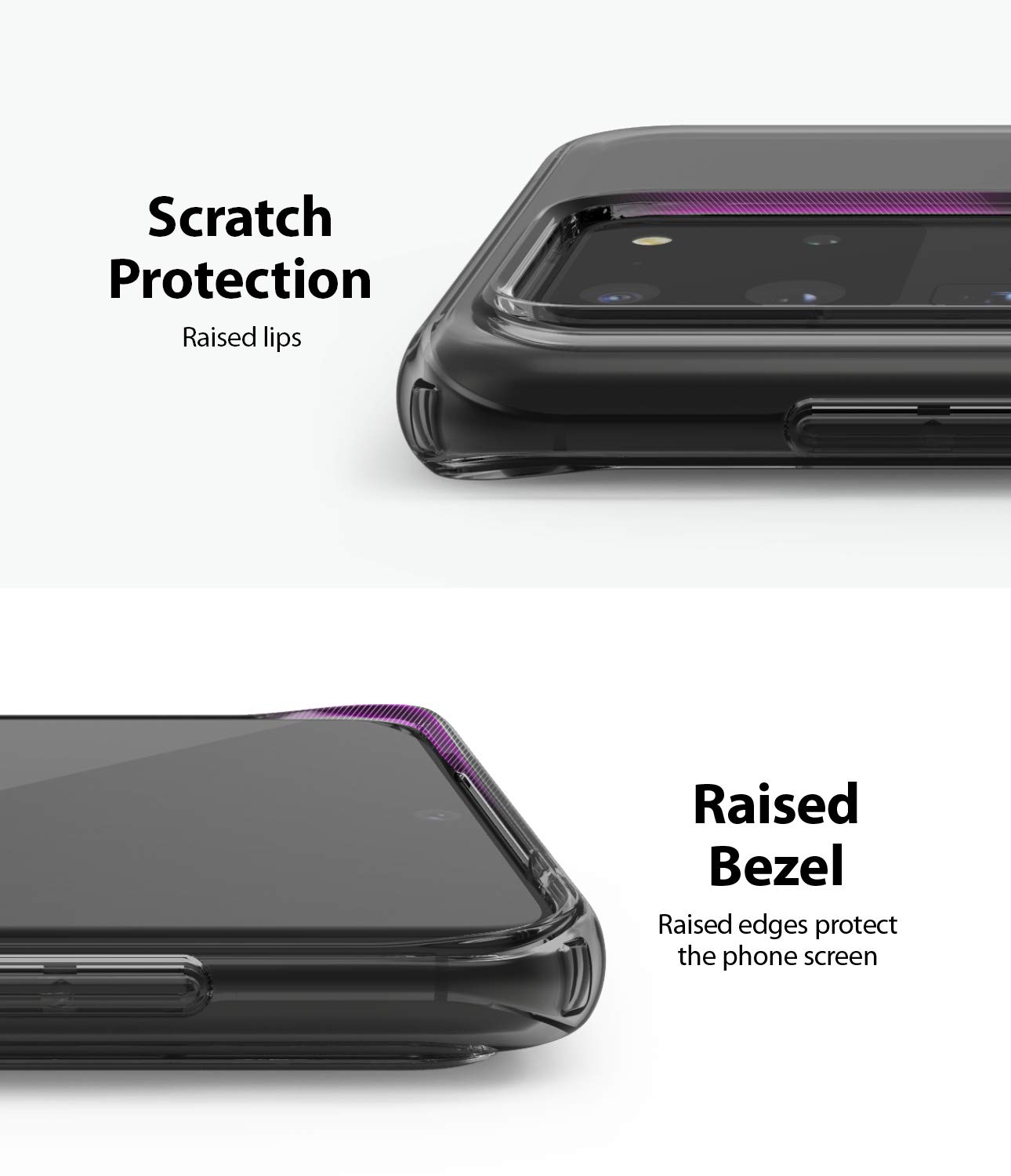 Ringke Air Galaxy S20 Ultra cover nero fumo TPU sottile
