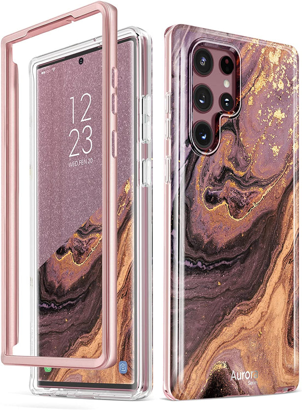 Redpepper Galaxy Cases S22 Ultra custodia marmo bianco slim