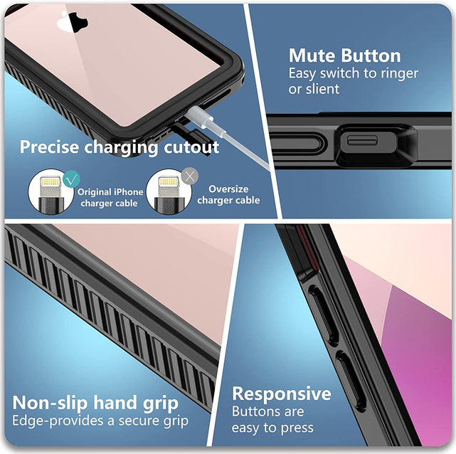 Redpepper iPhone 13 Mini Custodia Impermeabile Subacquea