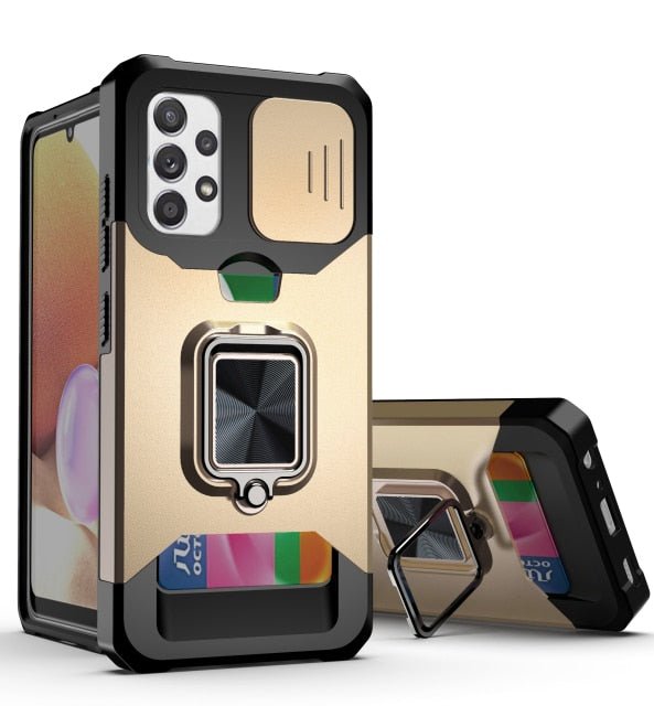 Redpepper Galaxy S21 cover armor con anello nero