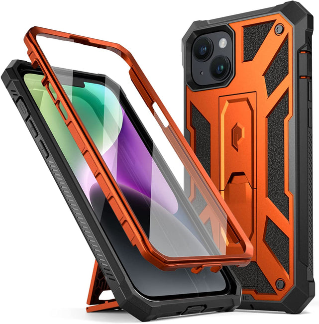 Redpepper iPhone 14 cover rugged con vetro e stand